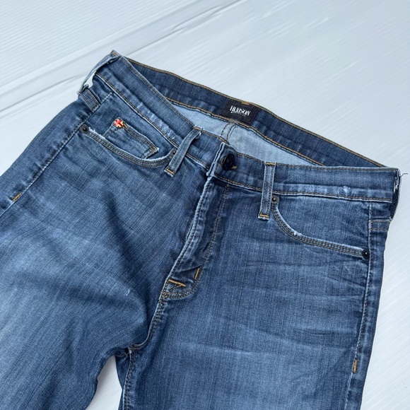 Hudson Nico Super Skinny Midrise Jeans Dark Blue Skinny Jeans - Picture 3 of 10